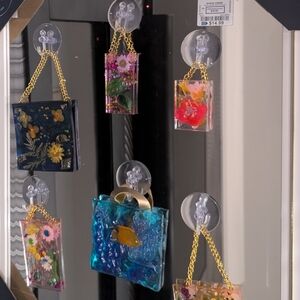 Resin Sun catchers With Mini Suction Cup